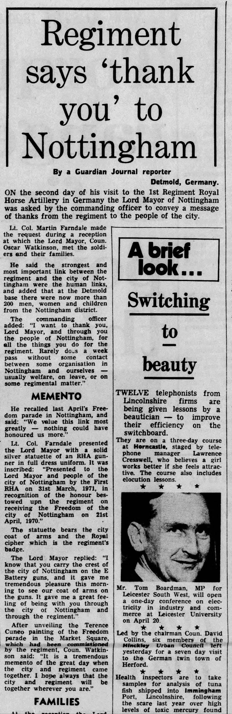 A newspaper with text on it
Description automatically generated